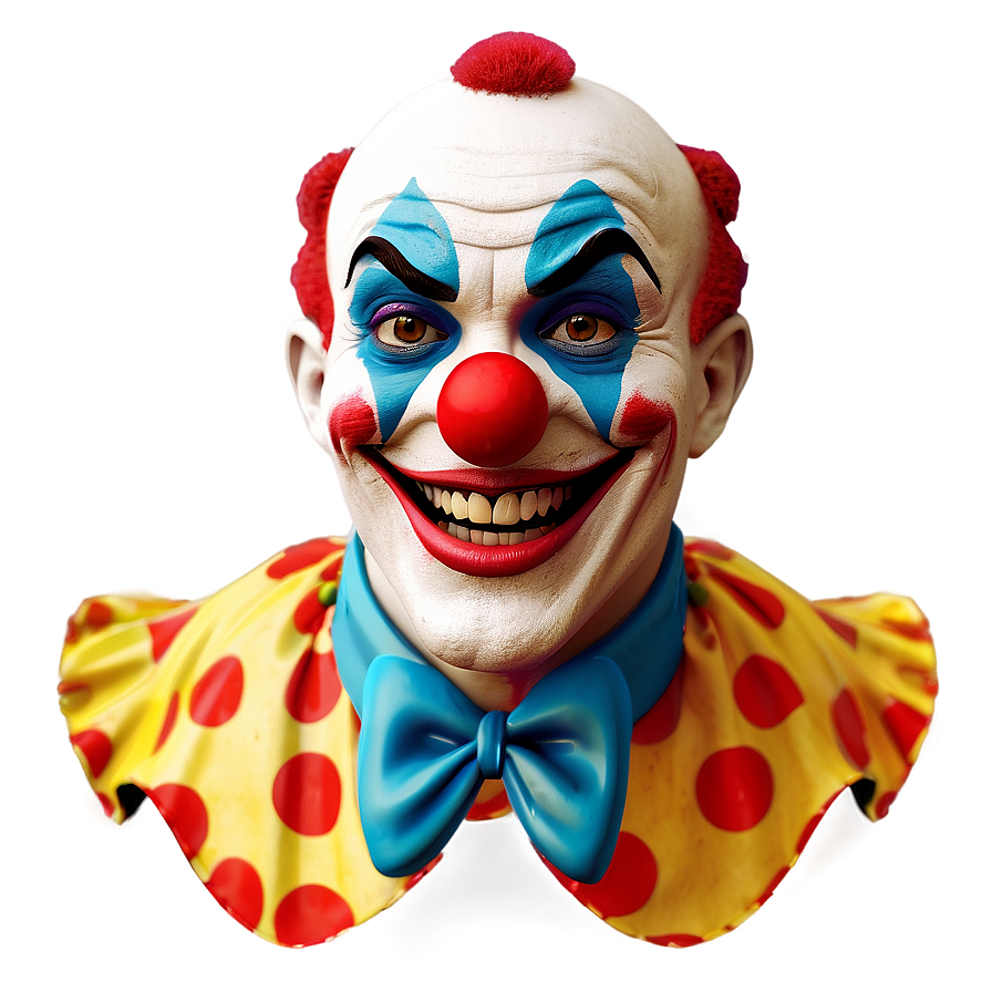 Cheerful Clown Portrait Png Kih21