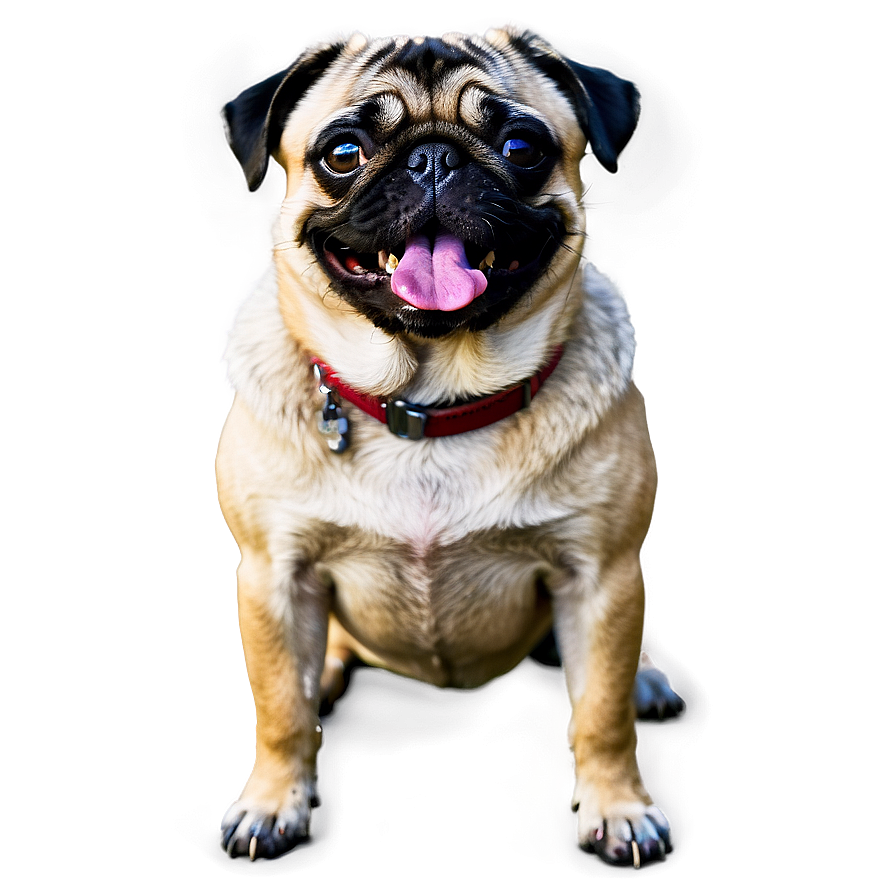 Cheerful Pug Png Pdn