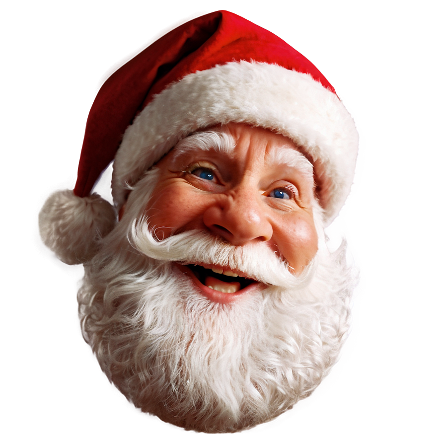 Cheerful Santa Face Png Ngf24