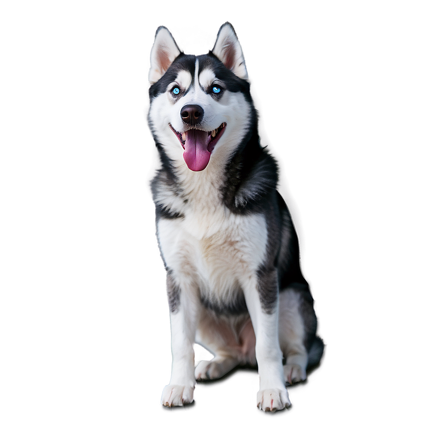 Cheerful Siberian Husky Png 32