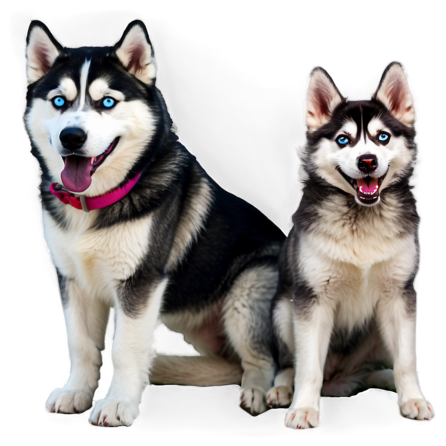 Cheerful Siberian Husky Png 44