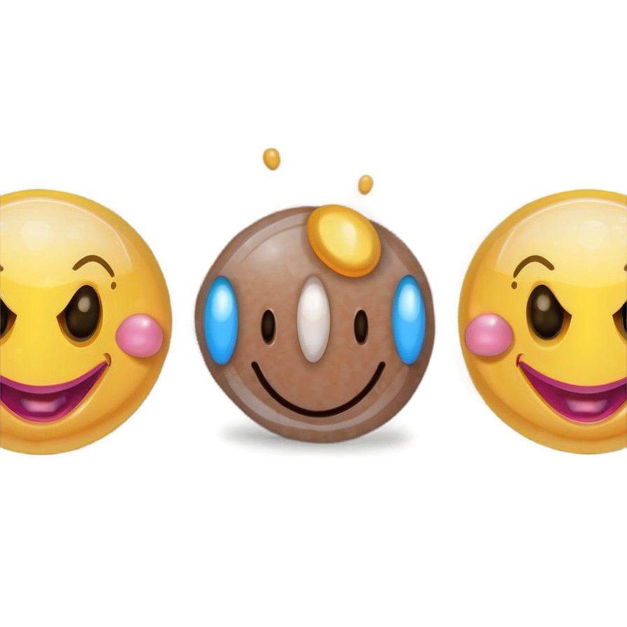 Cheerful Smile Emoji PNG bbl PNG with transparent background
