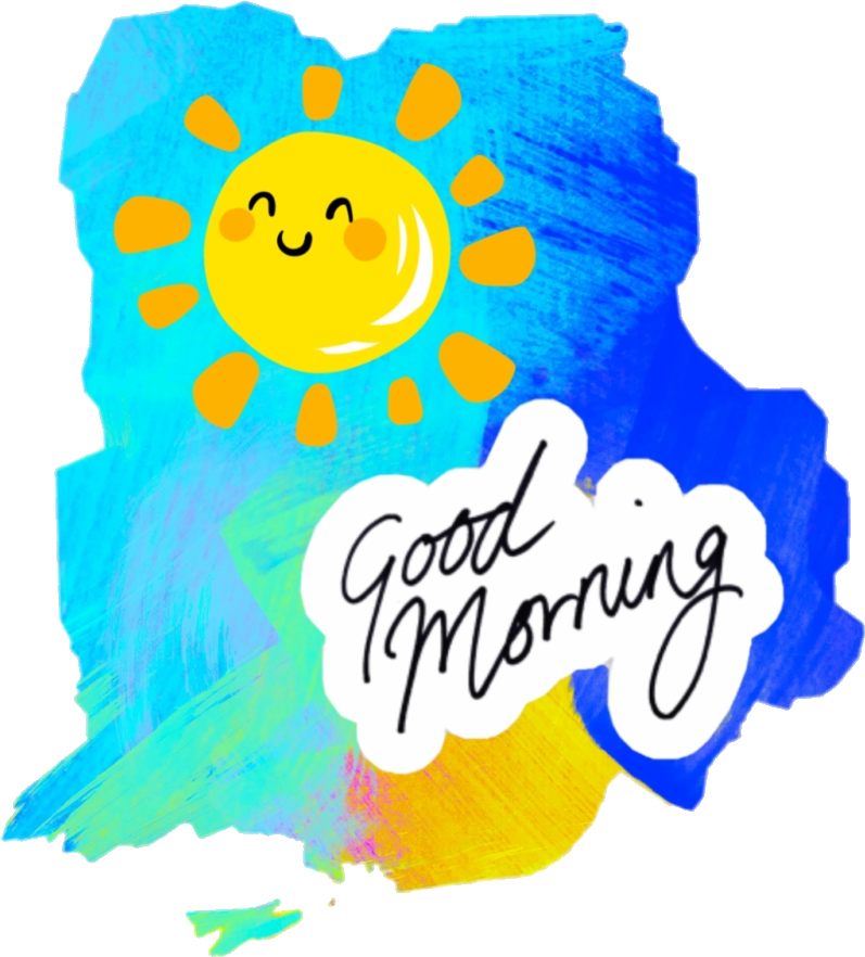 Cheerful Sun Good Morning Greeting