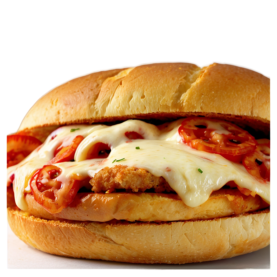 Cheesy Chicken Parmesan Sandwich Png Ttf96