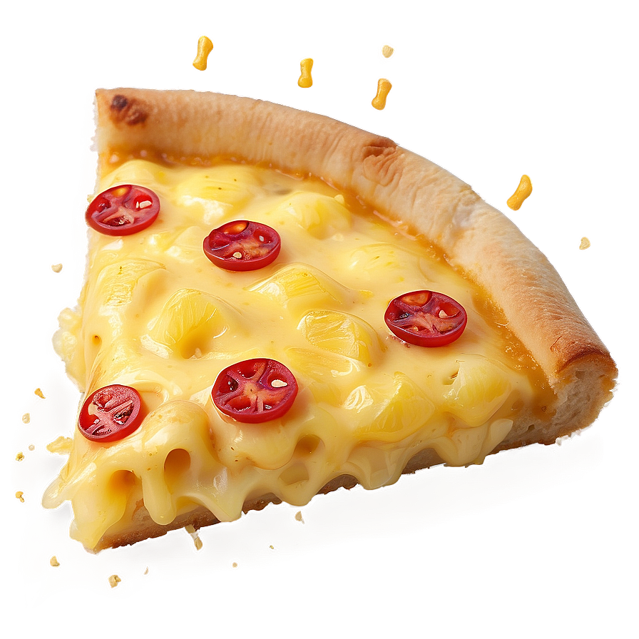 Cheesy Pineapple Pizza Treat Png Hrh88