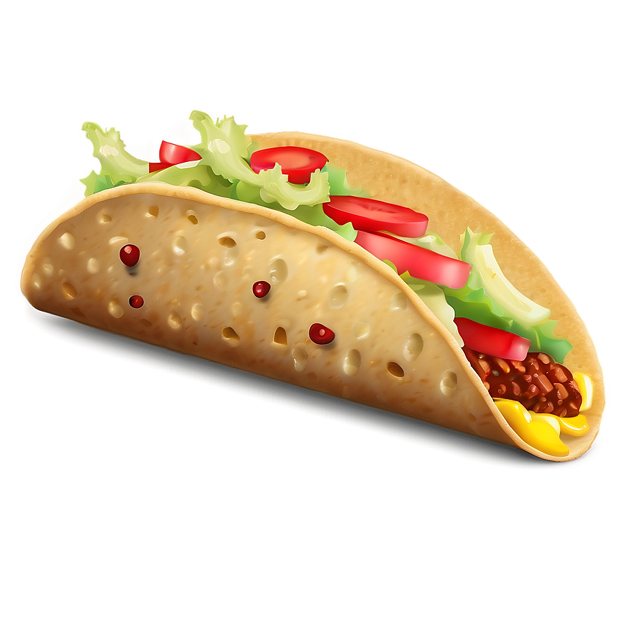 Cheesy Taco Clipart Png 41