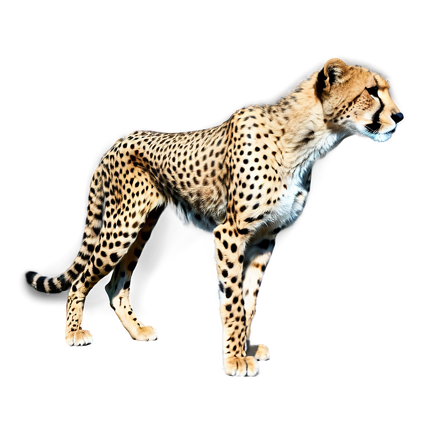 Cheetah In Savannah Png Yvj63