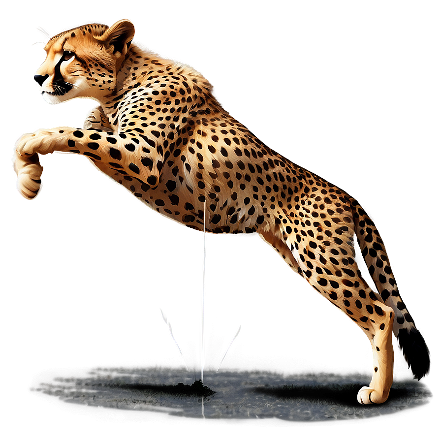 Cheetah Leap Action Png Eom