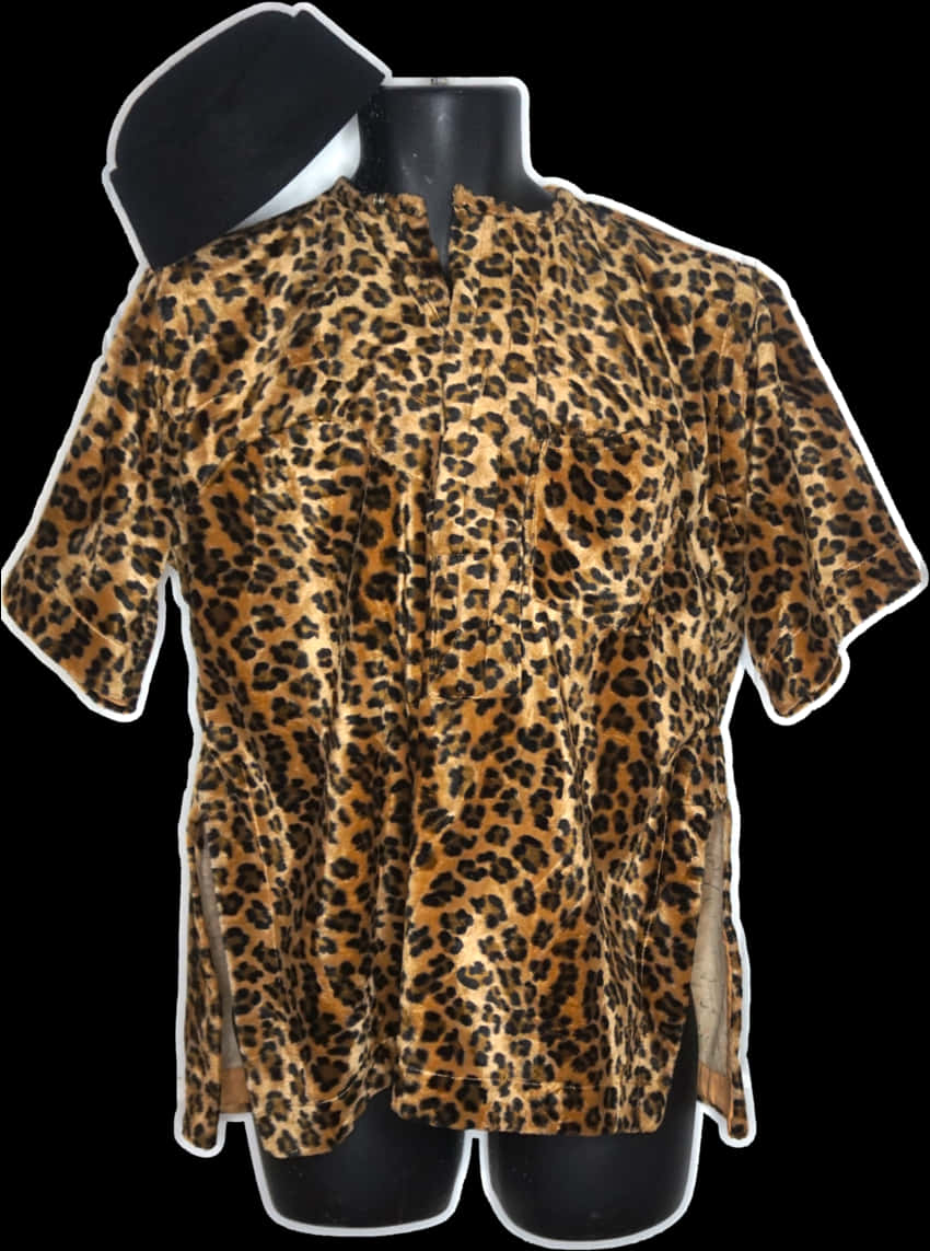 Cheetah Print Shirt Mannequin