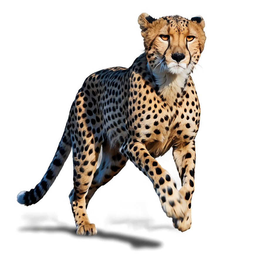 Cheetah Running PNG 06112024 PNG with transparent background