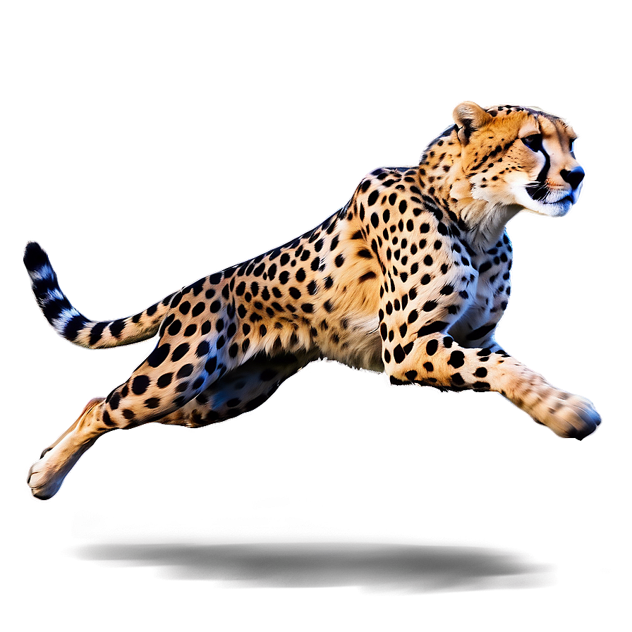 Cheetah Sprinting Power Png Wbg55