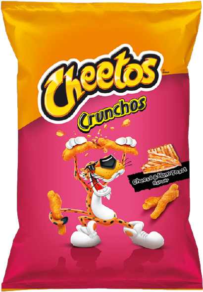 Cheetos Crunchos Cheese Ham Flavor Package