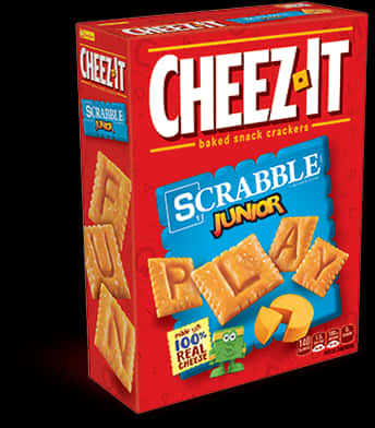 Cheez It Scrabble Junior Edition Box