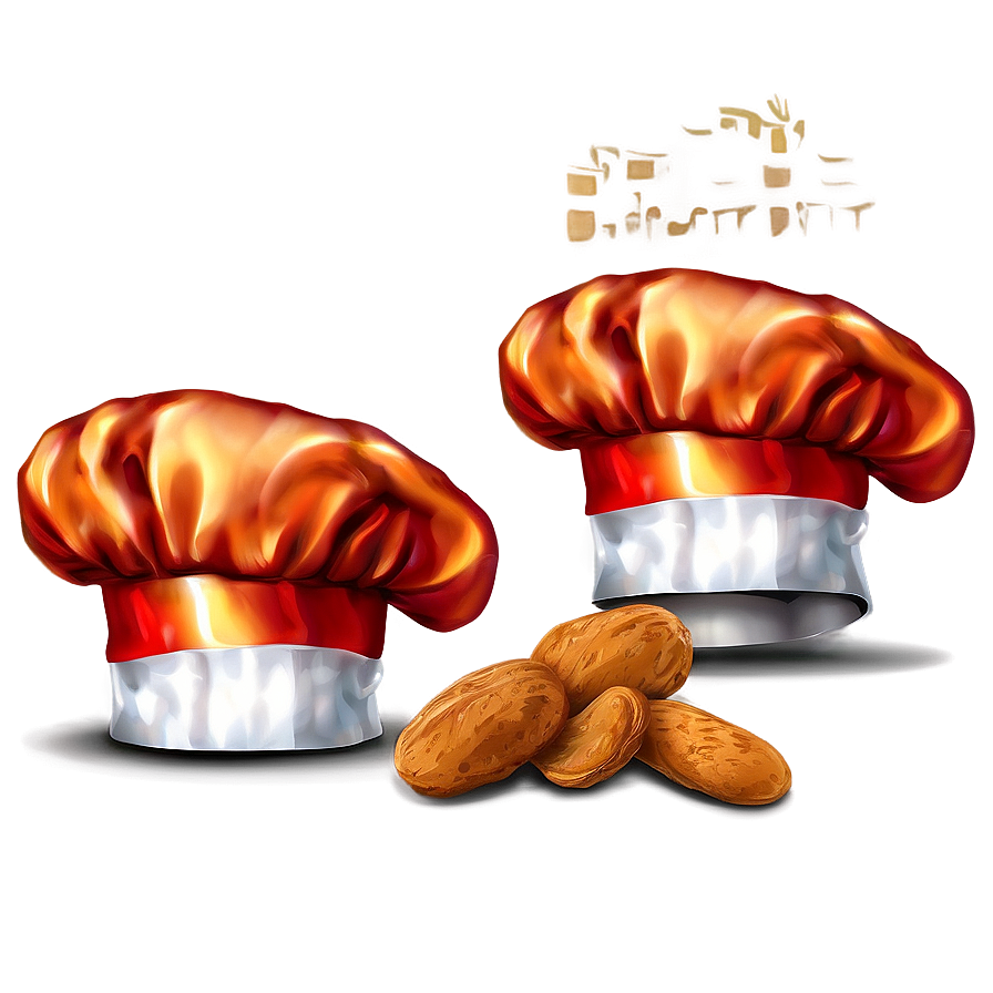 Chef Hat Illustration PNG 05252024 PNG image with a transparent background, free high-resolution download