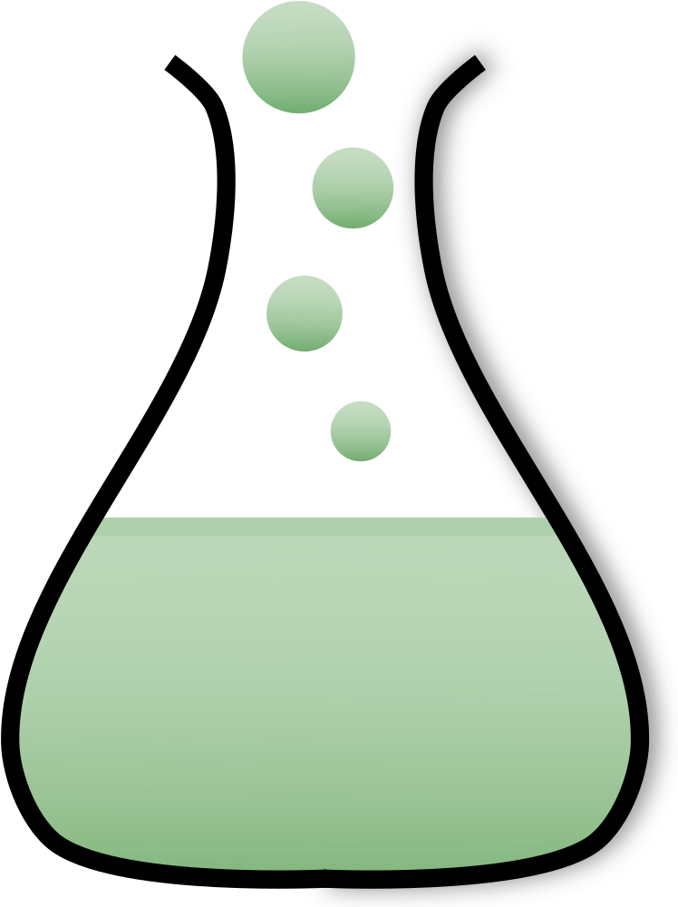 Chemistry Flaskwith Bubbles