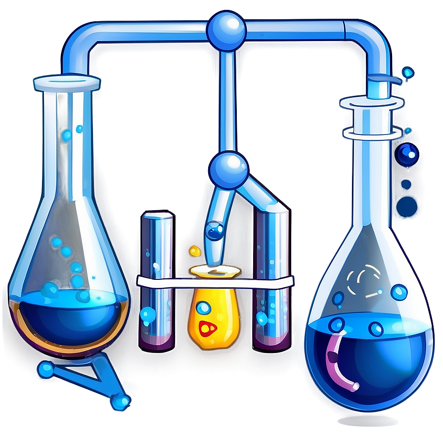 Chemistry Lab Equipment PNG qna PNG with transparent background