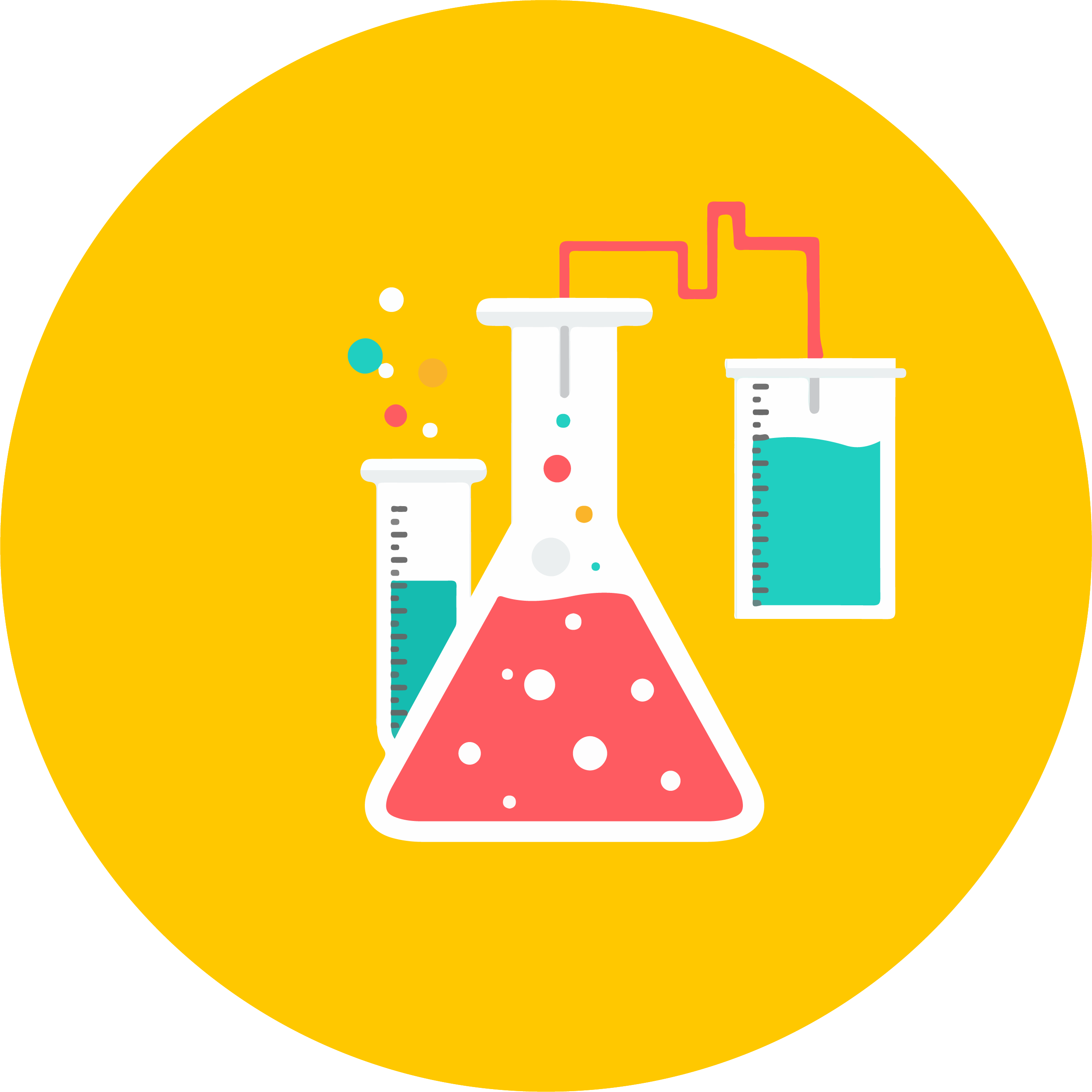 Chemistry Lab Experiment Vector