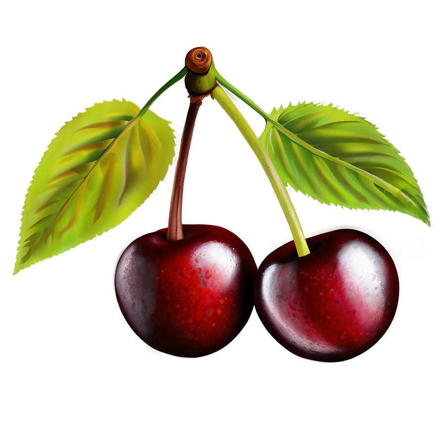 Cherries Drawing PNG 06212024 PNG with transparent background
