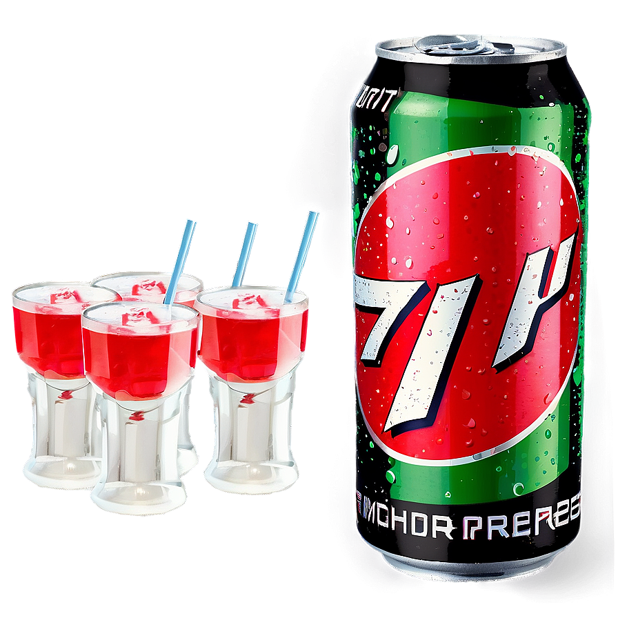 Cherry 7 Up Drink Png Vxw