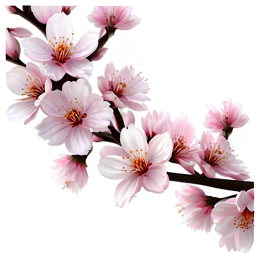 Cherry Blossom Border Png 06292024