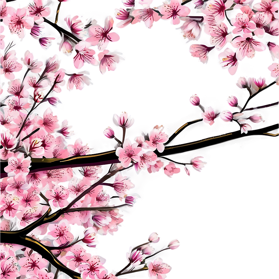 Cherry Blossom Fairy Tale Scene Png Fno