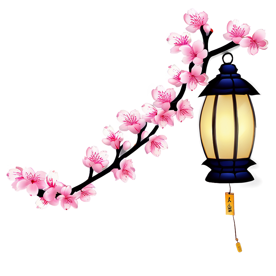 Cherry Blossom Festival Lanterns Png 54