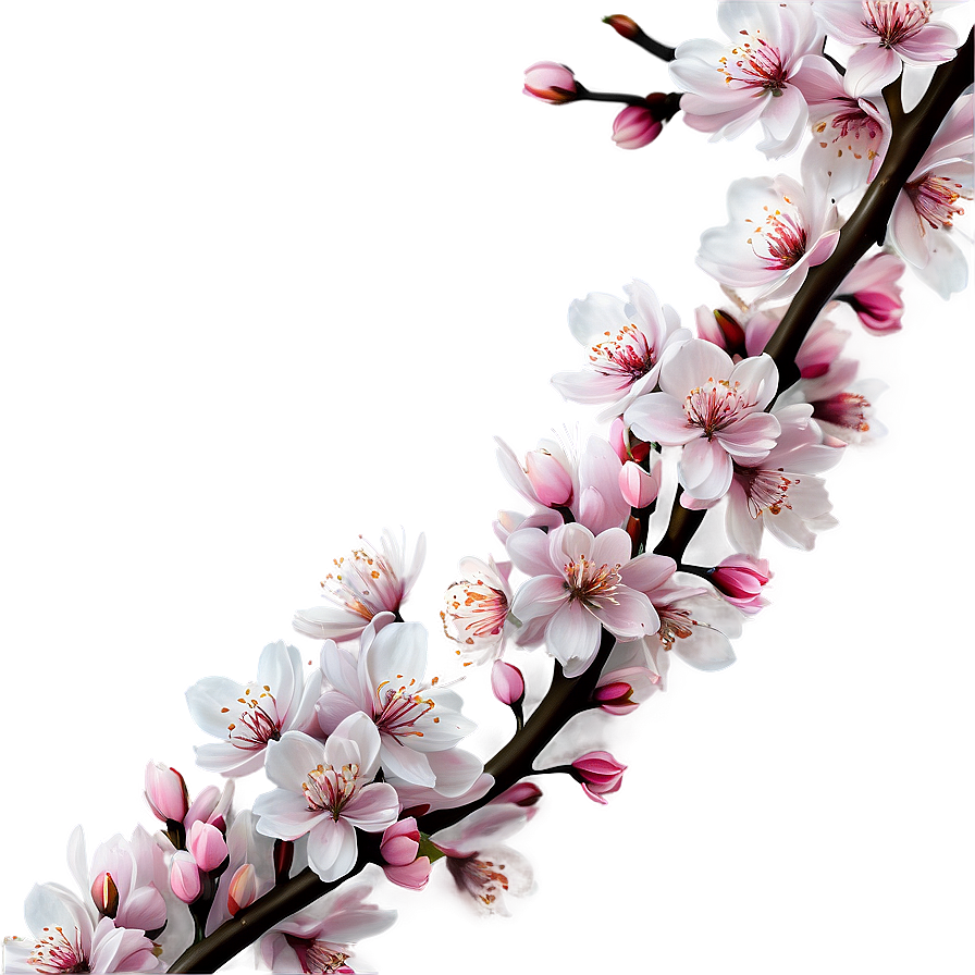 Cherry Blossom In Full Bloom Png Uib