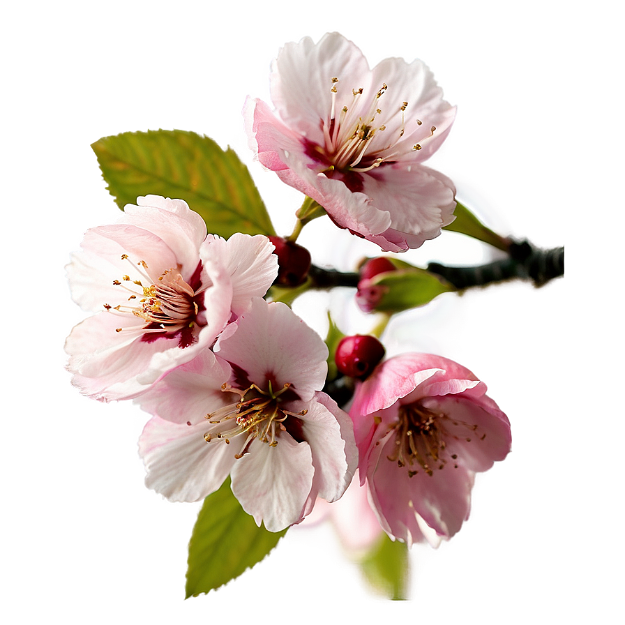 Cherry Blossom In Soft Focus Png Utr90