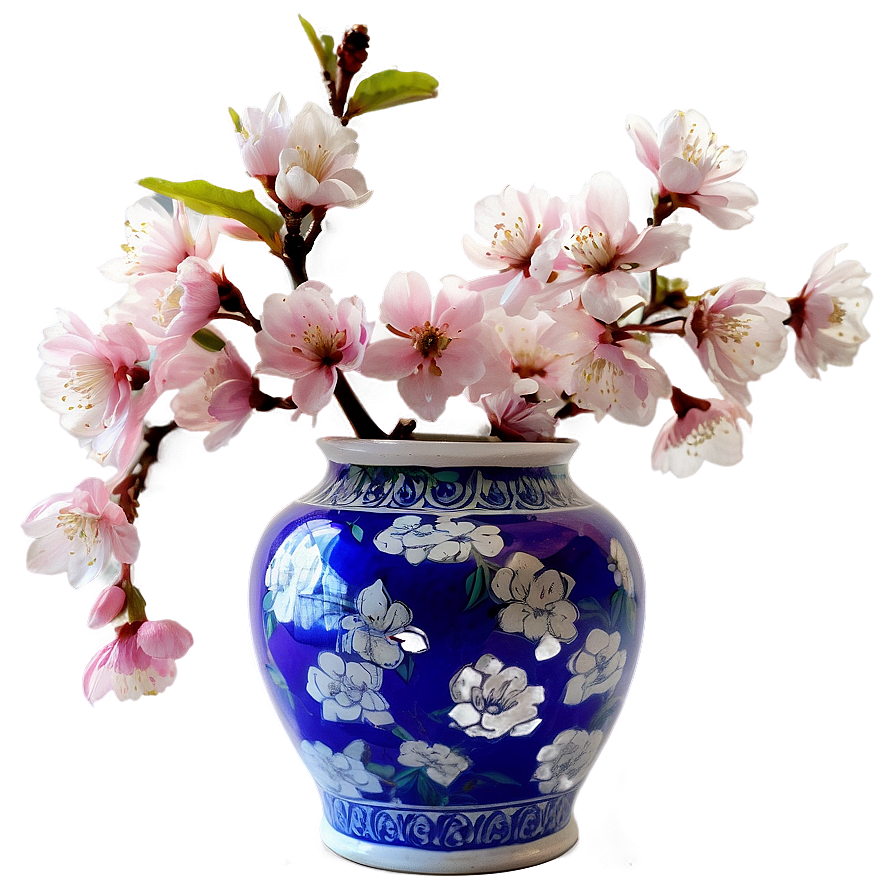 Cherry Blossom In Vase Png 57