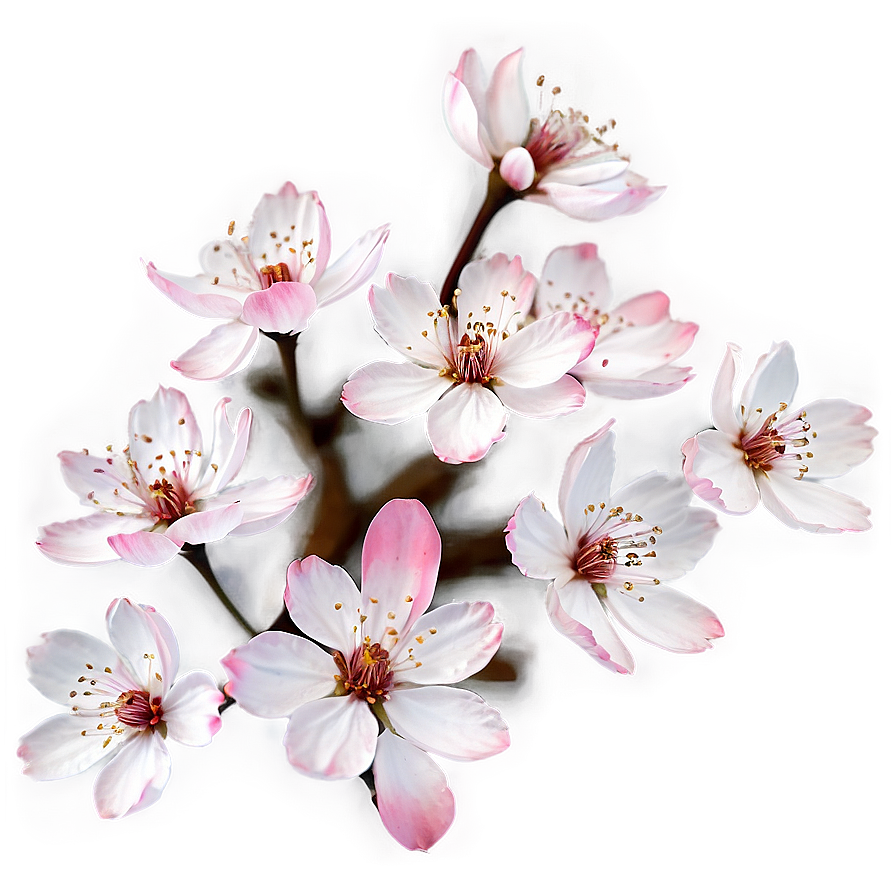 Cherry Blossom Petals Overlay PNG nkx PNG with transparent background