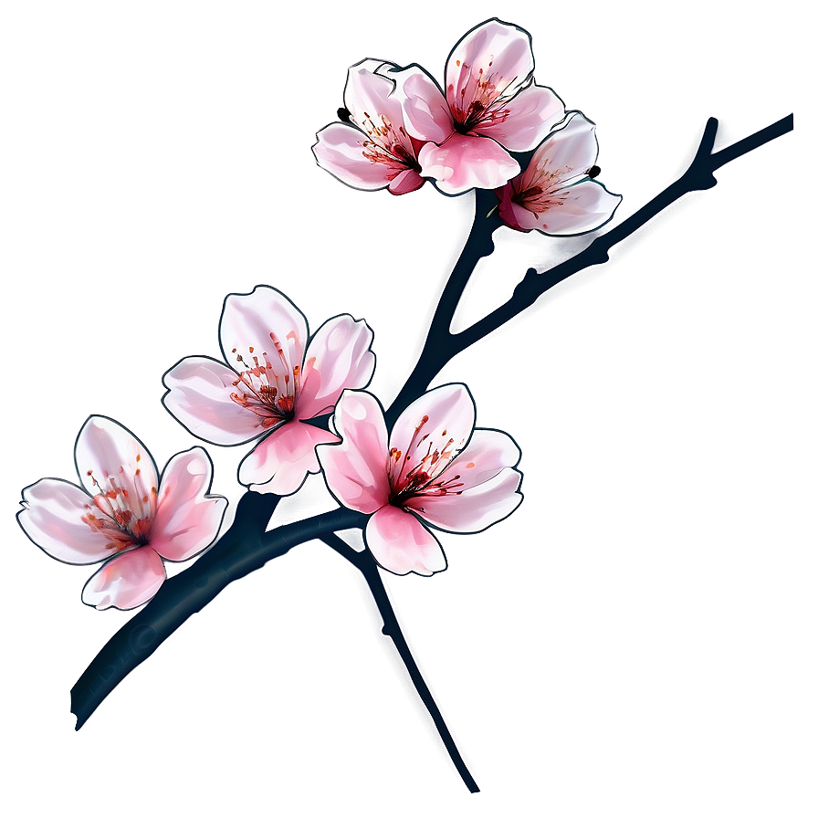 Cherry Blossom Tattoo Png 05042024