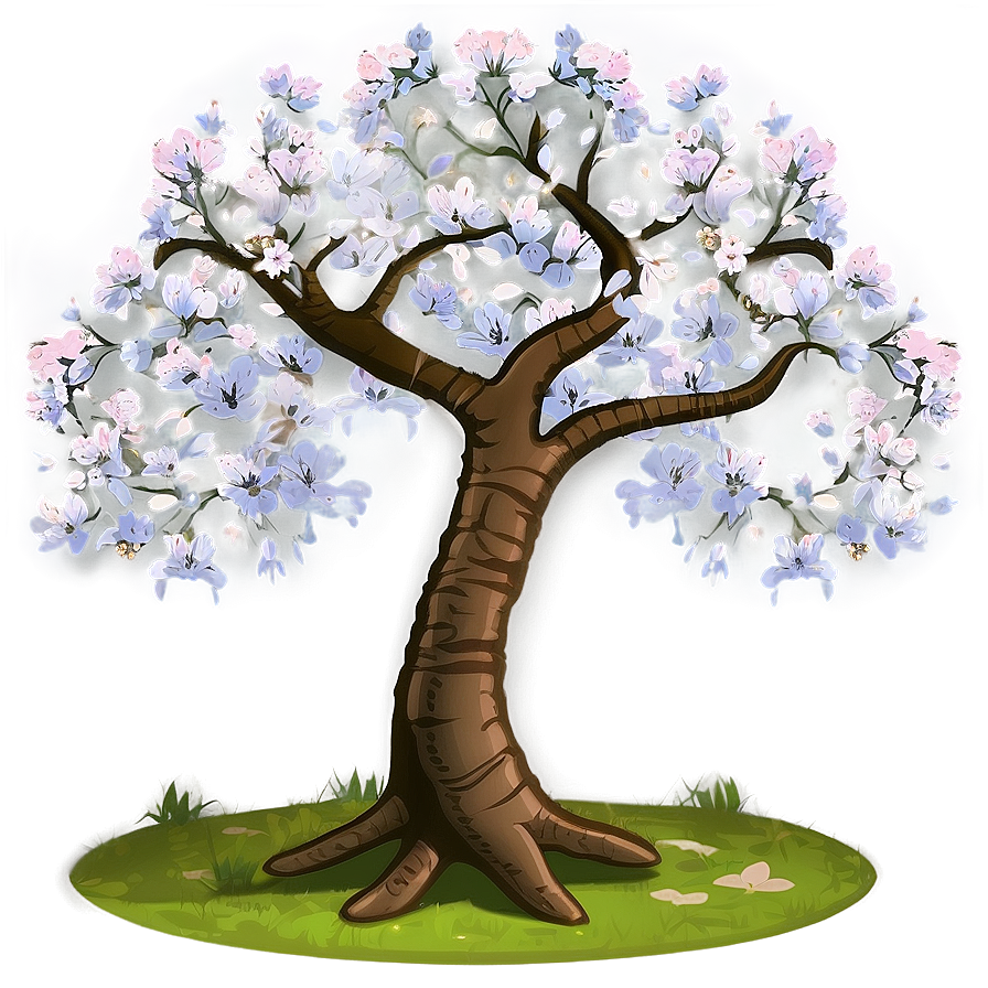 Cherry Blossom Tree Scene Png 05242024