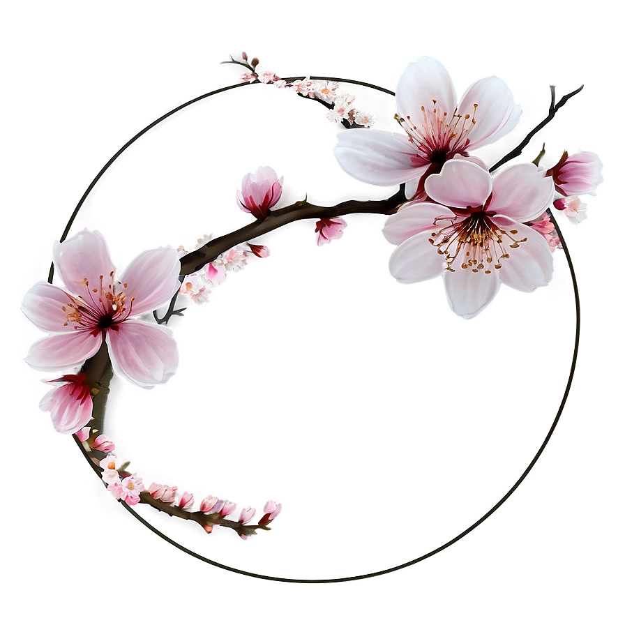 Cherry Blossom Under Moonlight Png Xvm