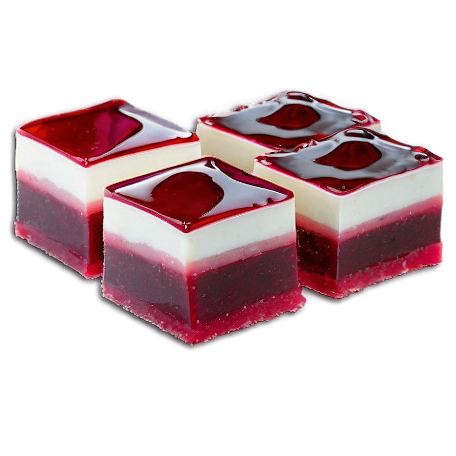 Cherry Jello Squares Png 06132024