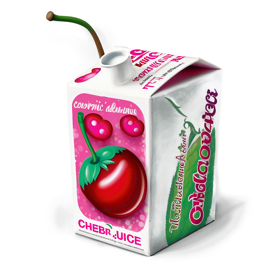 Cherry Juice Box Png Vsk31