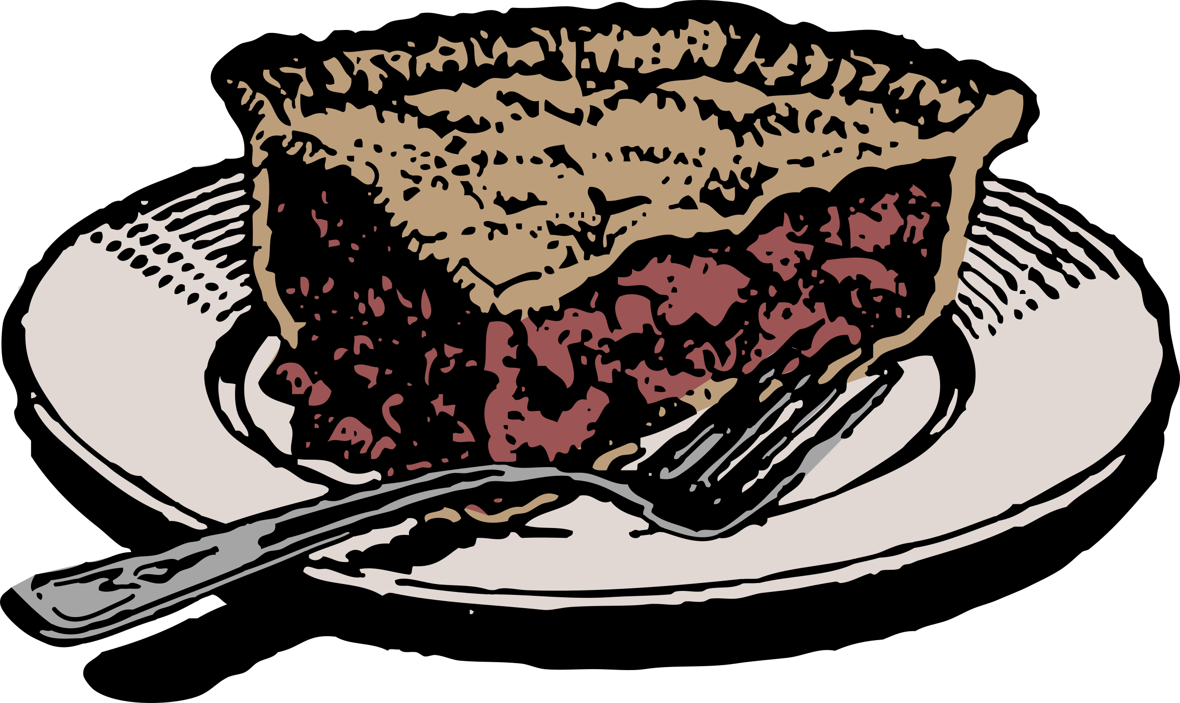 Slice Of Apple Pie Colour - Clipart Apple Pie Png, Transparent Png PNG with transparent background