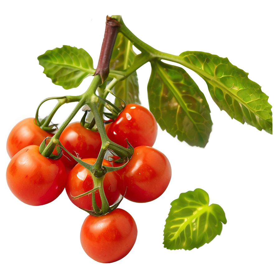 Cherry Tomato Plant PNG dlm PNG image with a transparent background, free high-resolution download
