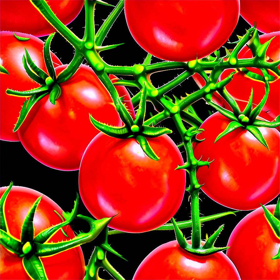 Cherry Tomatoes On Vine Png Yar14