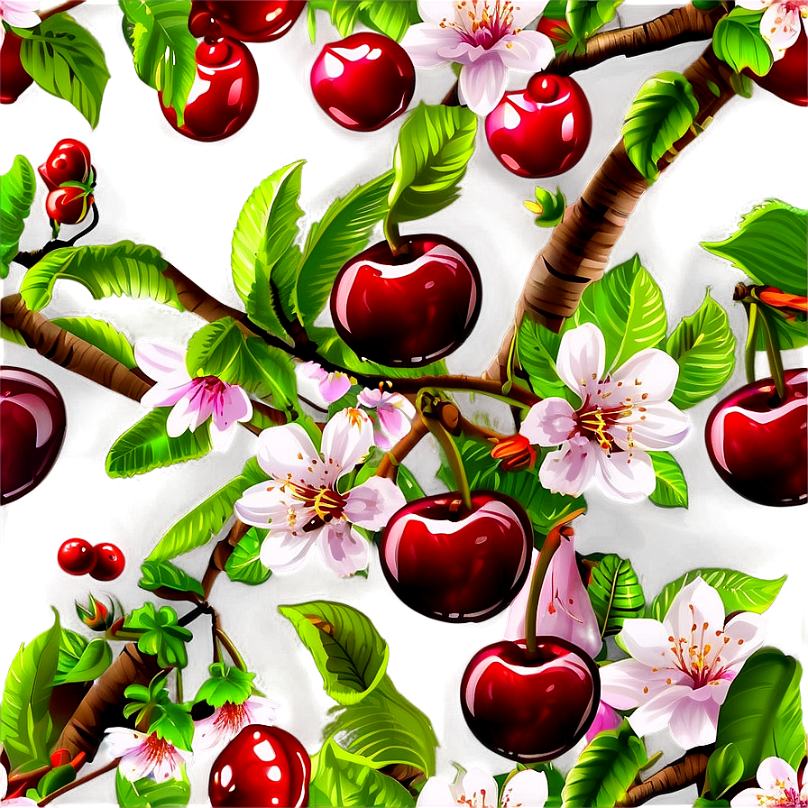 Cherry Tree Orchard Png 06212024