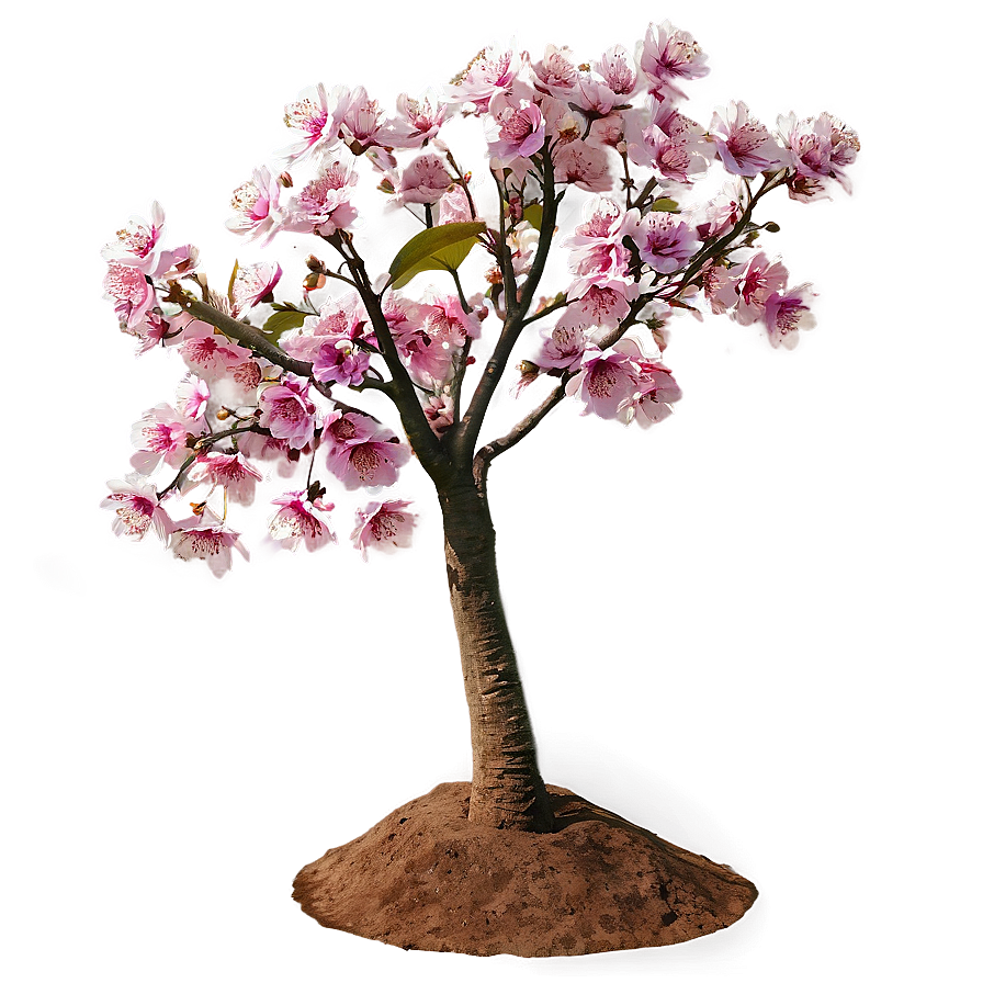 Cherry Tree With Flowers Png 06212024