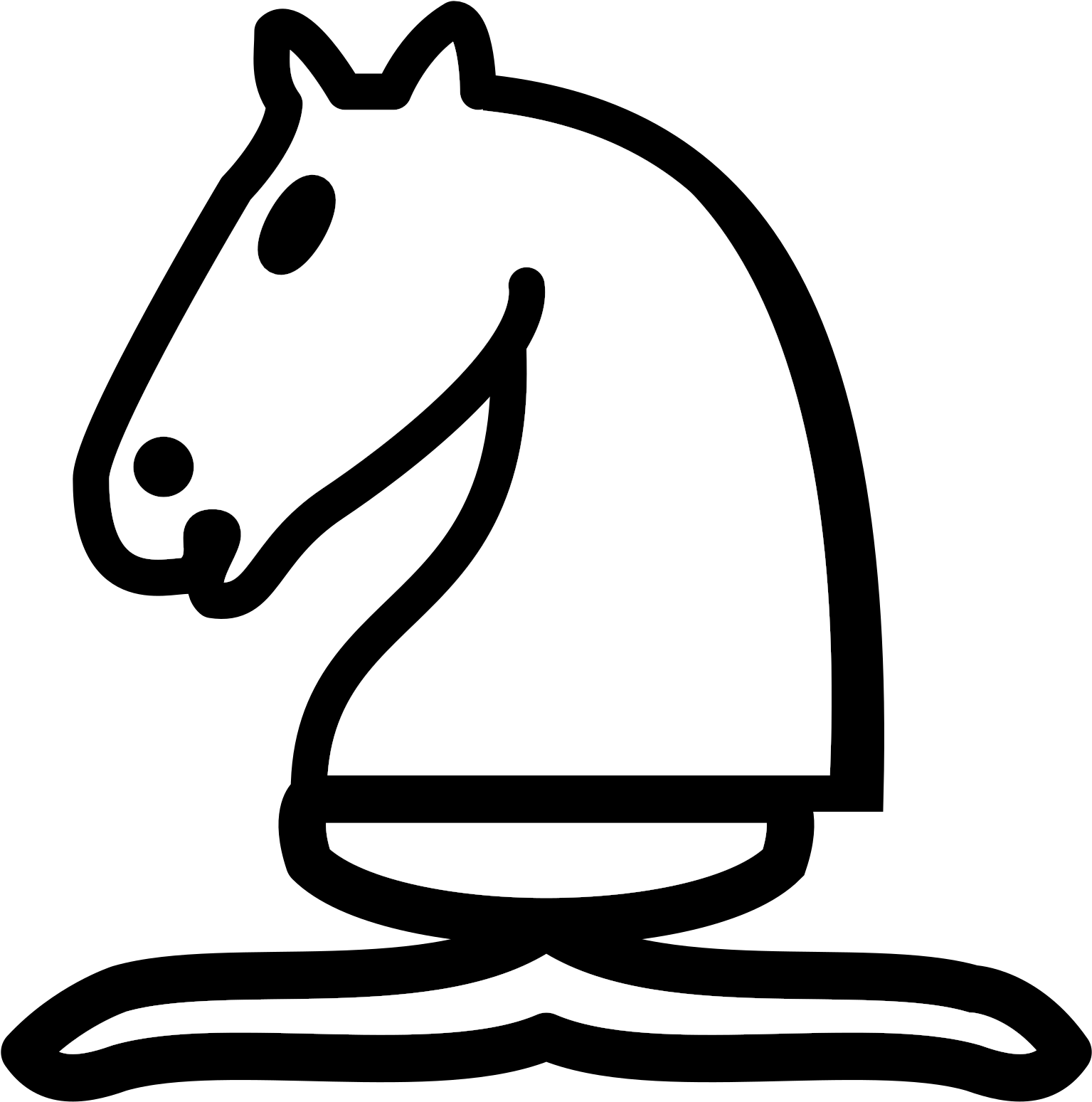 White Knight Chess Piece Png, Transparent Png PNG with transparent background
