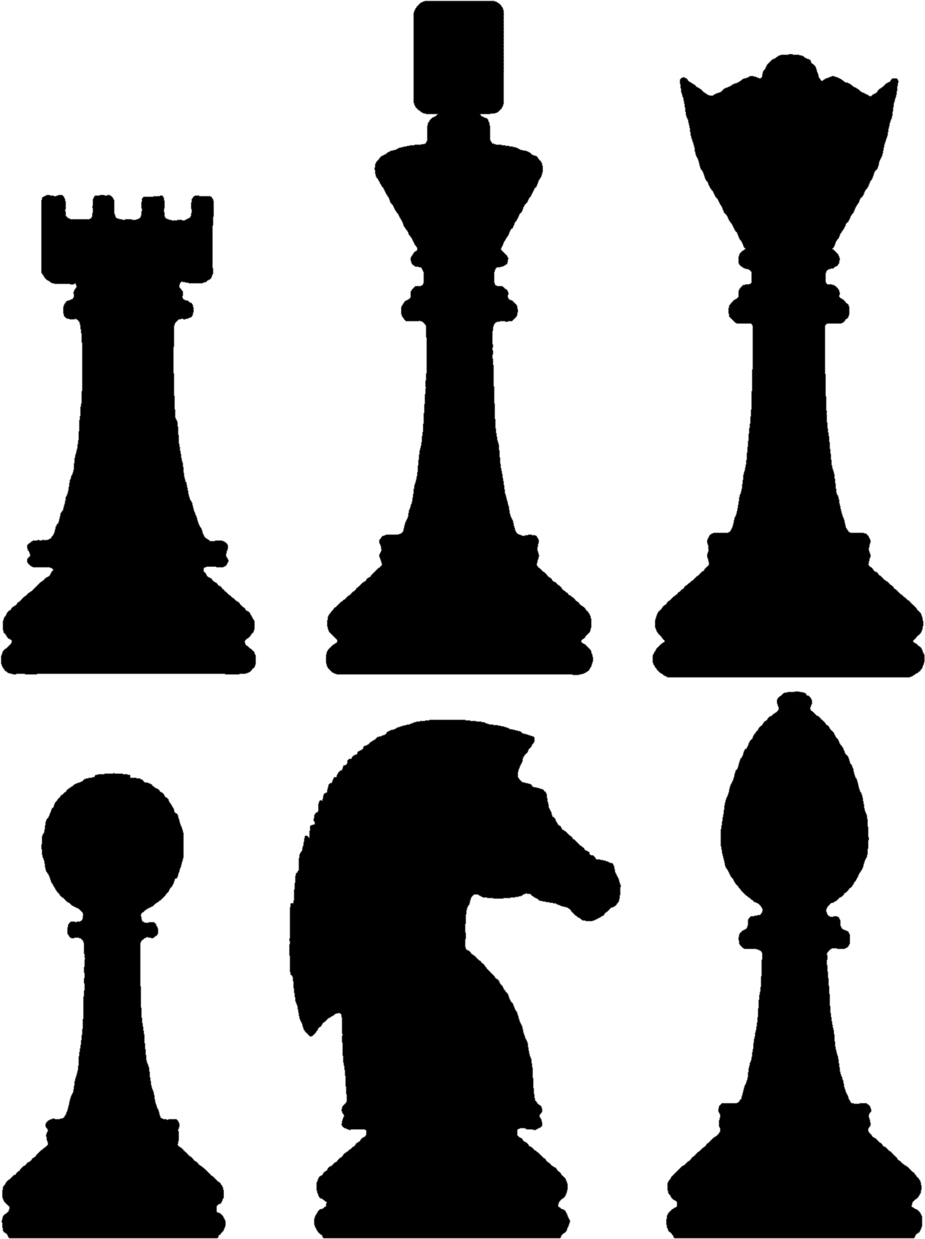 Chess Piece Rook Bishop Pawn - Vector Chess Pieces Png, Transparent Png PNG with transparent background