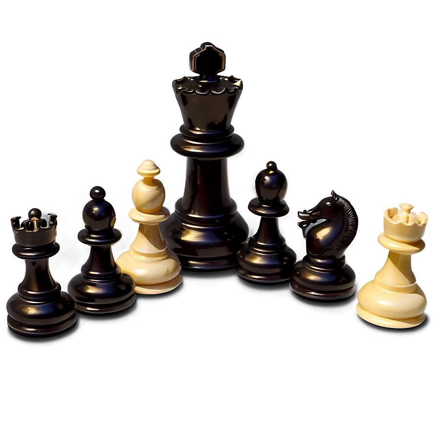 Chess Pieces Set For Gift Png 51