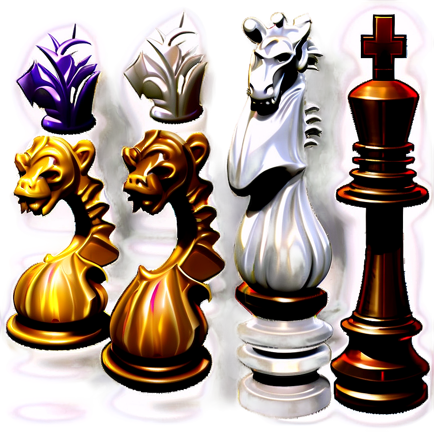 Chess Pieces Set PNG 05252024 PNG with transparent background