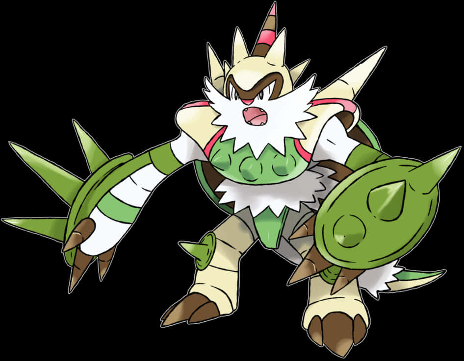 Chestnaught Pokemon Artwork