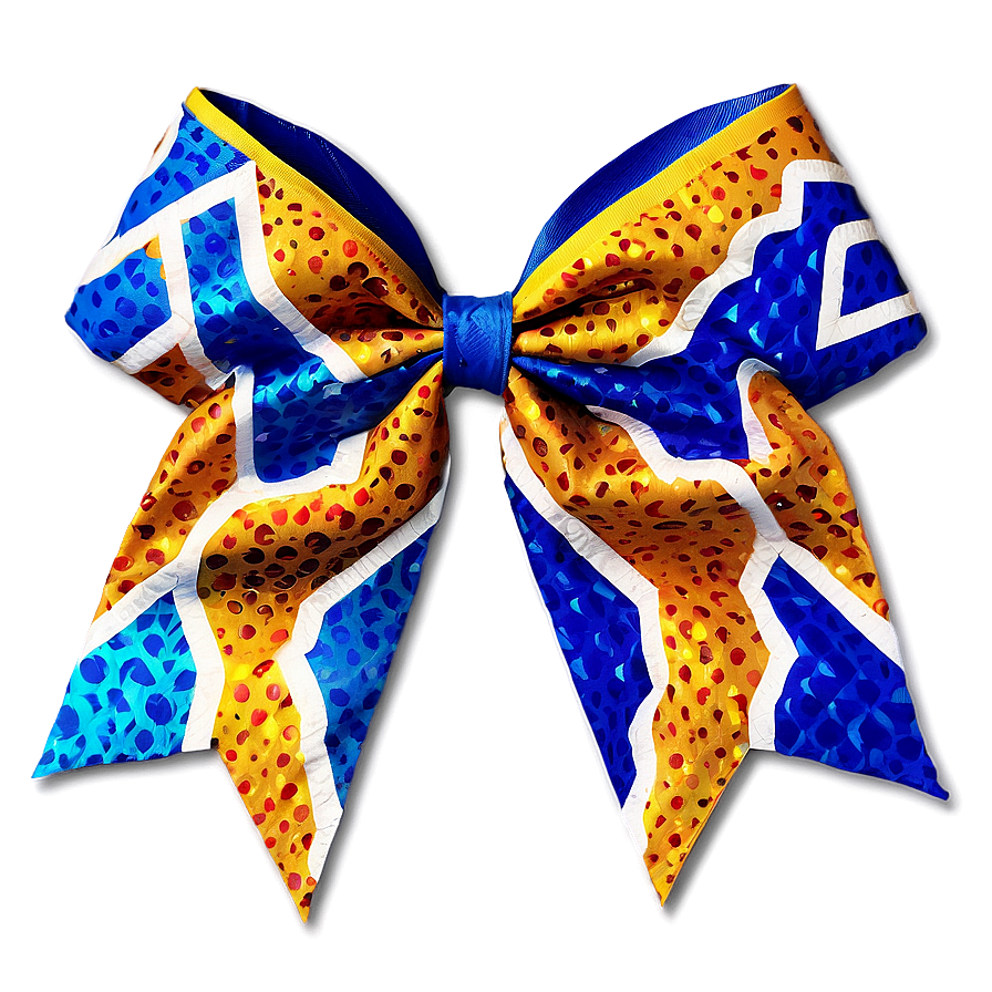 Chevron Cheer Bow Png 06212024