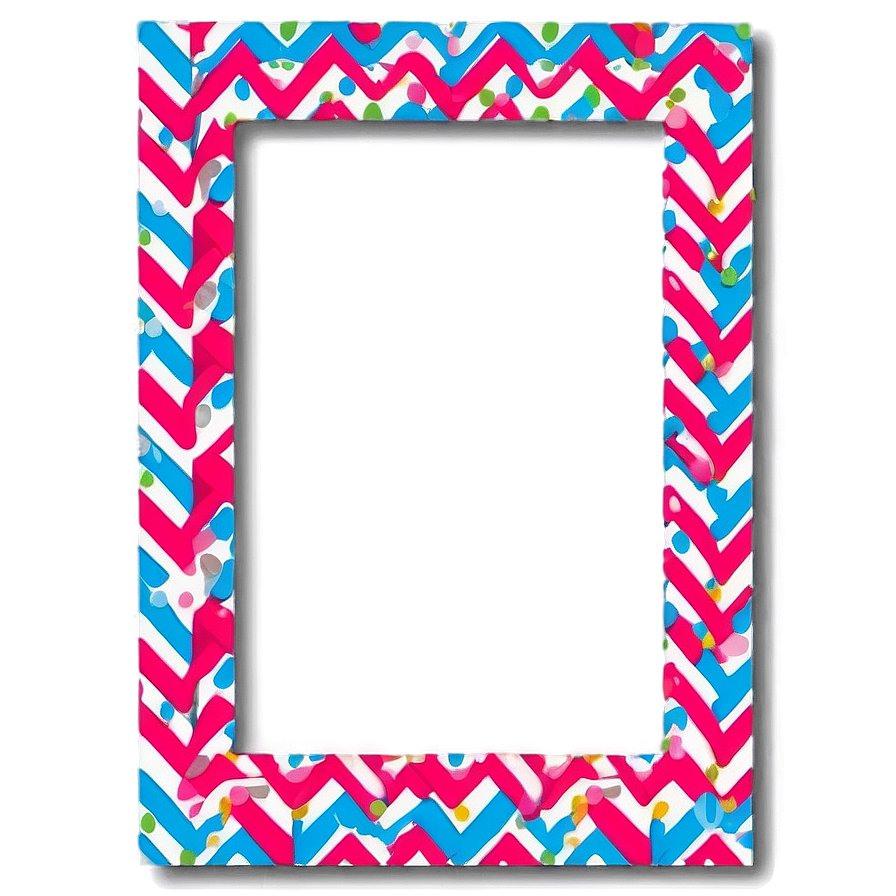 Chevron Cute Frame Png 84