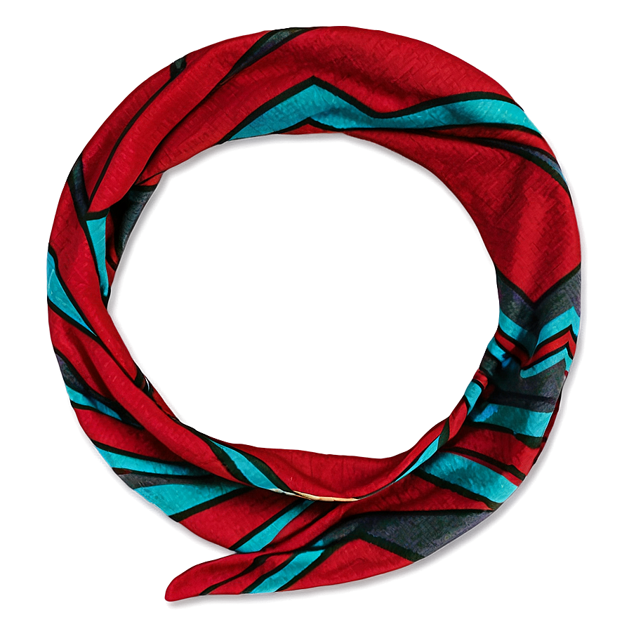 Chevron Red Scarf Png Rmp21