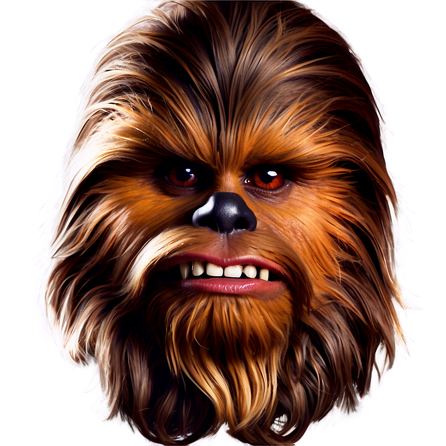 Chewbacca Digital Painting Png 06202024