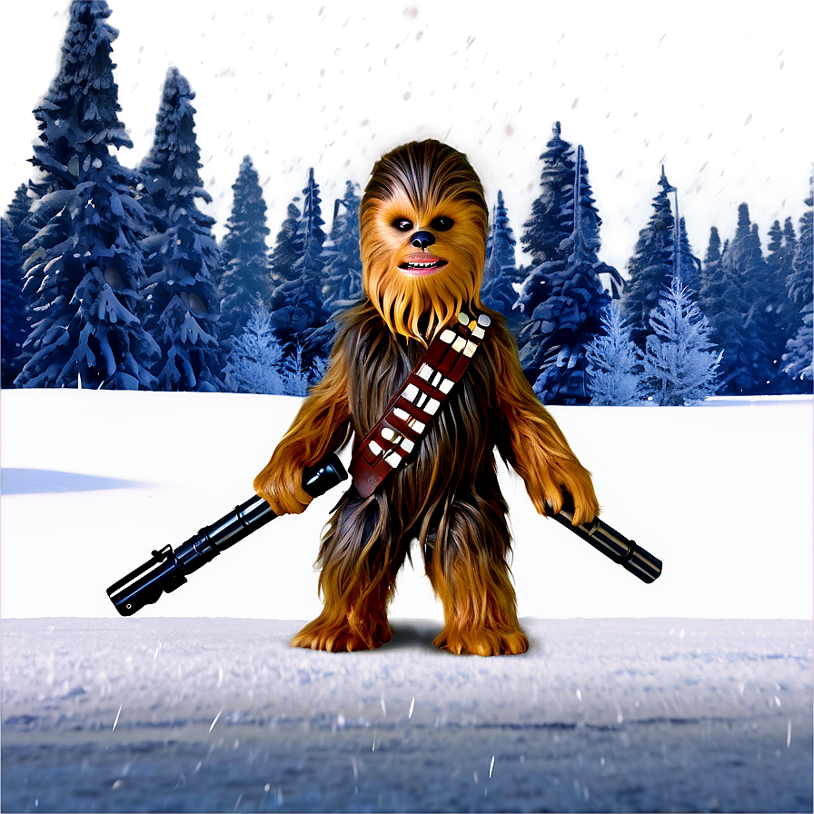 Chewbacca In Snow Scene Png 53